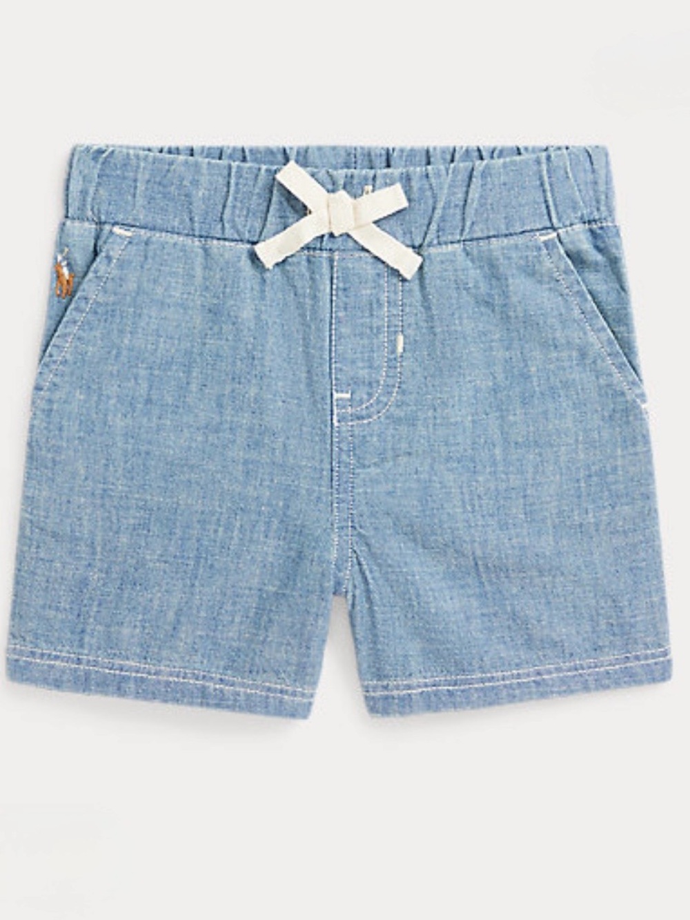 Ralph Lauren Baby Cotton Chambray Shorts